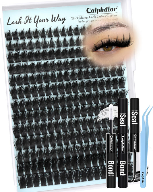 Calphdiar lash-extension-kit-200d manga lashes for dramatic all-day volume