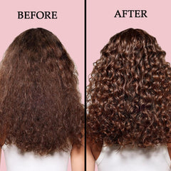 Styling counter with Calyphra Curl Defining Cream ideal for frizz control.