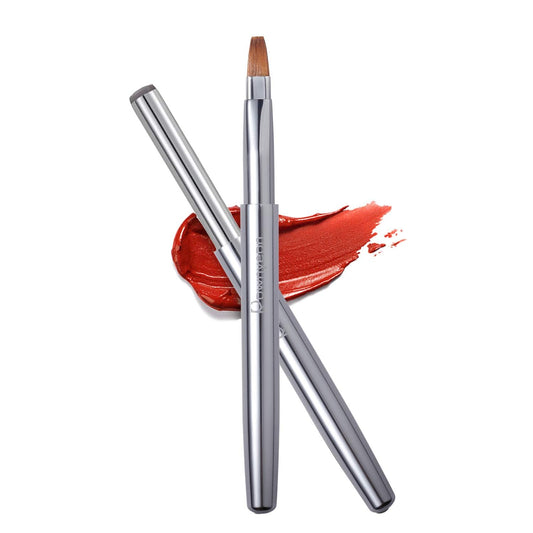 Camdeez Rownyeon travel retractable lip brush with cap for portable use.