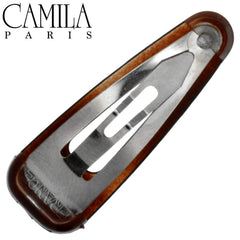 Camila Paris AD86/2 barrette side view made in France premium finish.