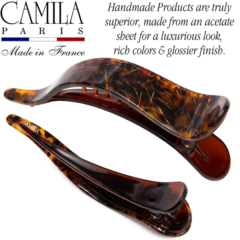 Camila Paris CP2478 hair claw duckbill girls keeps hair neat without slipping.