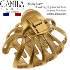 Camila Paris CP3052 made-in-France cellulose acetate with a premium gold tone.