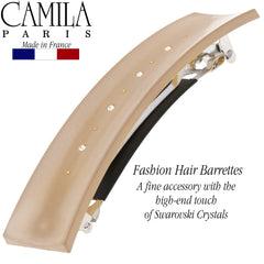 French design highlight of CP3189 barrette by Camila Paris.