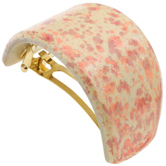Camila Paris CP3234 beige barrette with automatic clasp ensures secure hold on fine long hair