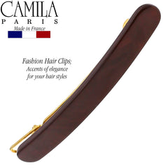 Camila Paris CP3283 side-slide barrette closeup showcases premium craftsmanship and a secure grip.