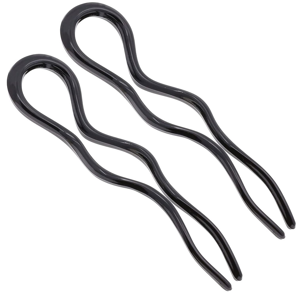 Camila Paris CP3285-2 French Twist Stick Hair Fork 5-inch in black secures elegant updos.