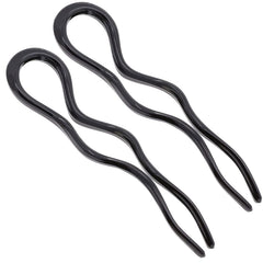 Camila Paris CP3285-2 French Twist Stick Hair Fork 5-inch in black secures elegant updos.