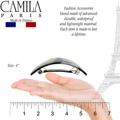 Camila Paris CP3325 clip designed to hold thick long hair during daily activities.
