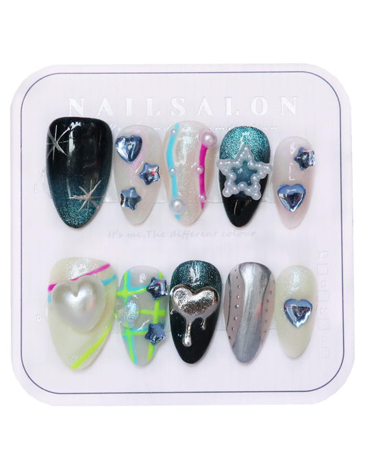 CAMILCY press on nails handmade luxury for a durable salon like look at home.