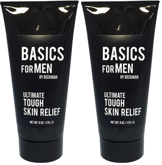 Camille Beckman Basics for Men bottle front—hydrating relief after outdoor work
