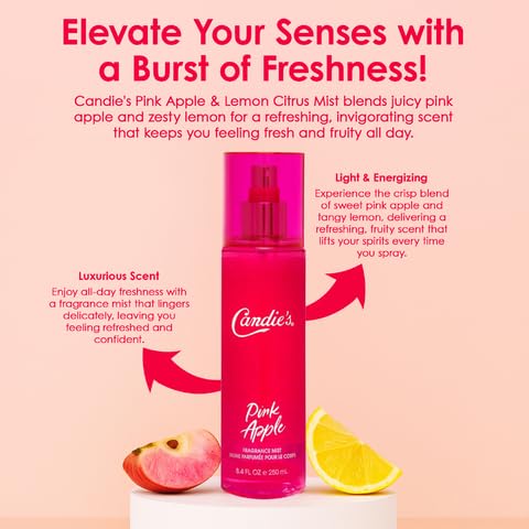 CANDIE'S Pink Apple Fragrance Mist packaging box ready for gifting.