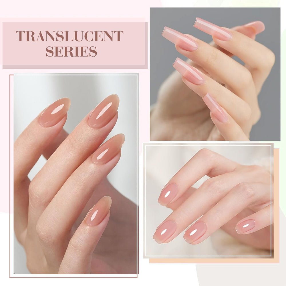 CANNI jelly pink nails in progress showcase color and texture