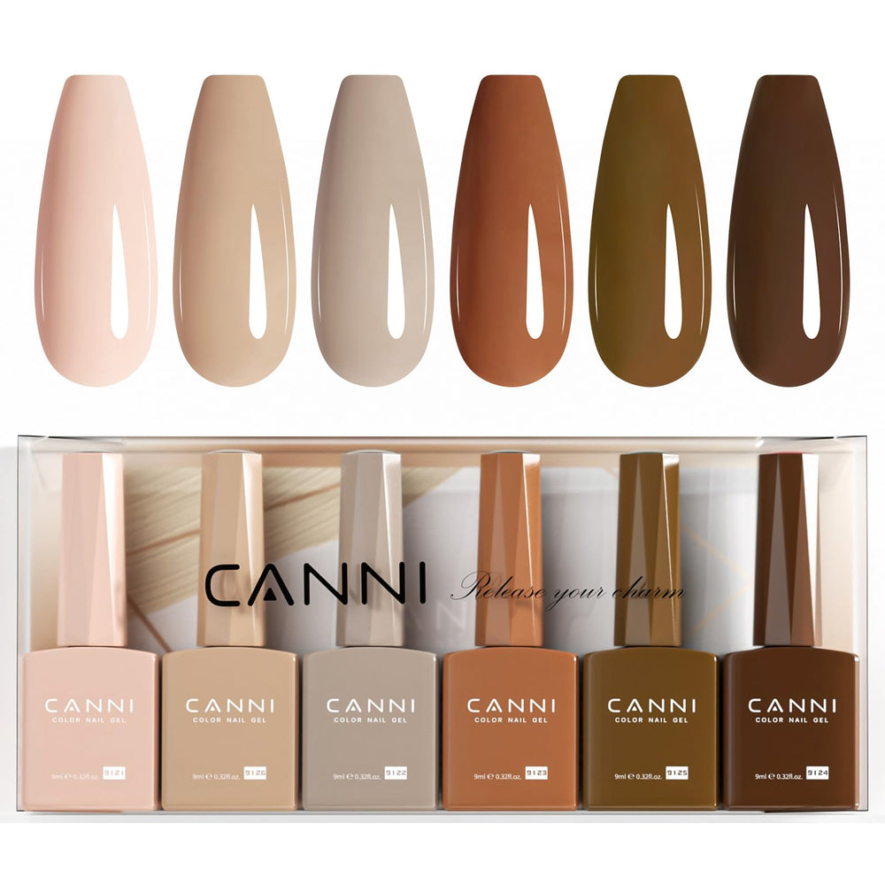 CANNI 9ml bottle art shows unique color bottles for accurate shade perception