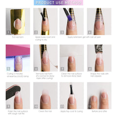 CANNI Builder Gel cures quickly under UV/LED for efficient manicures.