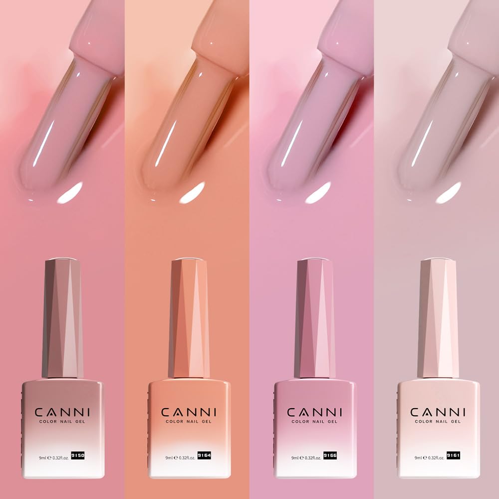 CANNI CC7 color bottles with 3D crystal label aid shade identification.