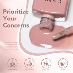 CANNI easy application and soak-off removal for a quick at-home manicure.