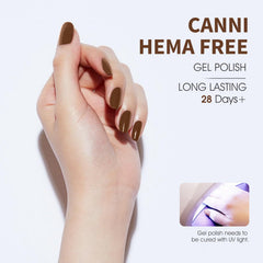 CANNI thick gel brush detail for smooth, even application.