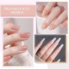 CANNI Jelly Gel application image showing smooth glide for at-home manicure.