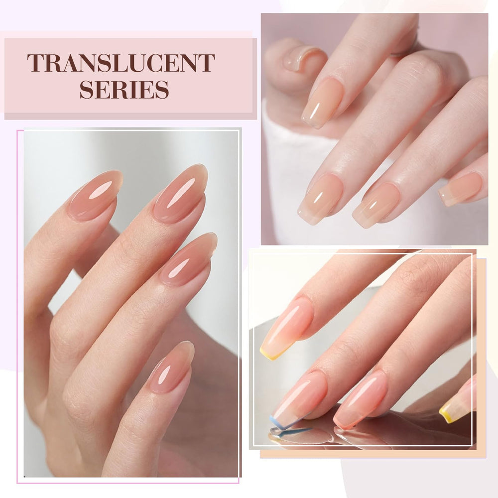 CANNI Jelly Nude Pink soak-off removal scene highlights easy cleanup after wear.