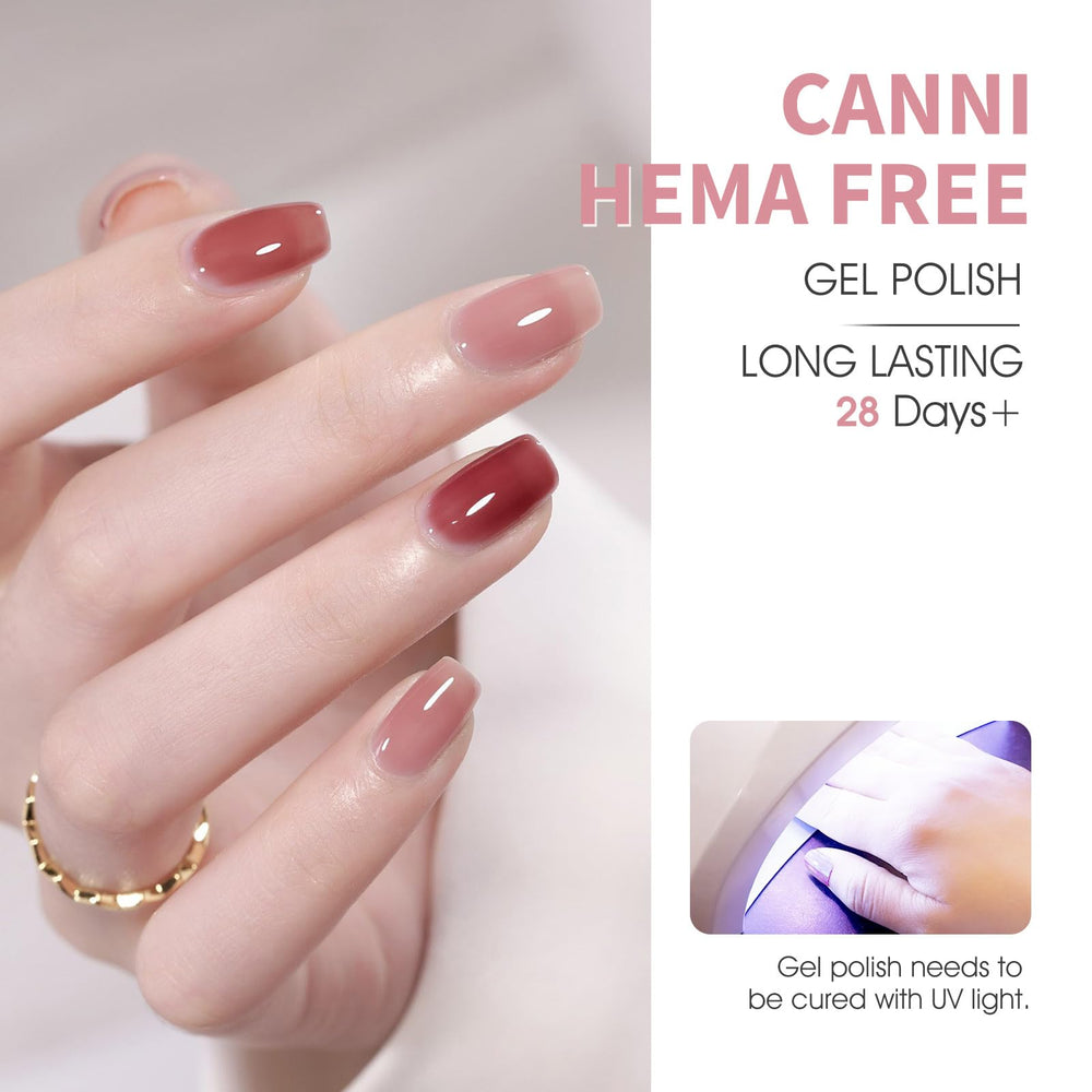 CANNI long-lasting gloss when used with base and top coat