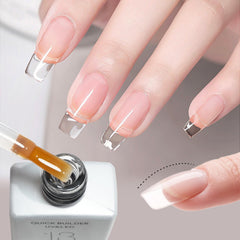 CANNI Quick Builder nail gel in clear shade, ideal for base coats or natural overlays.