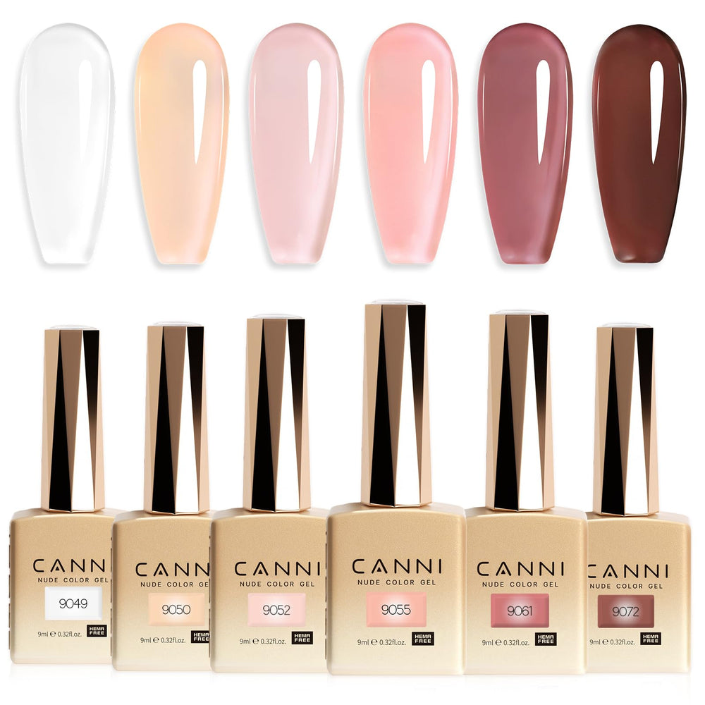 CANNI soak-off LED manicure kit compatibility for DIY home care.
