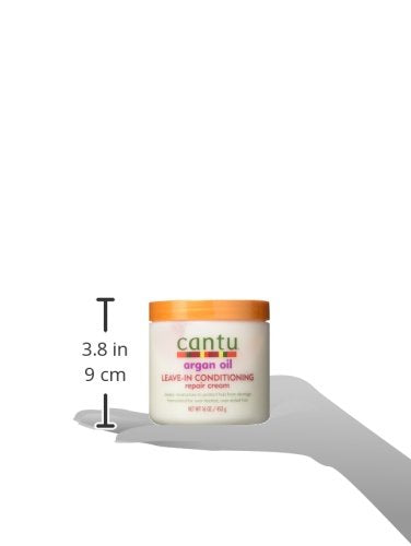 Cantu Argan Oil Leave-In Conditioner Repair Cream for heat-styled hair protection