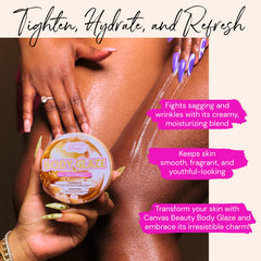 Halo Moon texture on skin highlights non-greasy hydration and smooth finish.