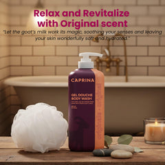 Caprina Original Scent option provides a crisp daily cleanse.