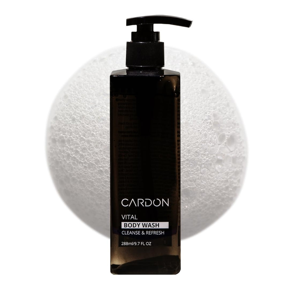 Cardon Acne Clearing Body Wash bottle for deep cleansing and refreshing scent.