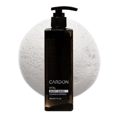 Cardon Acne Clearing Body Wash bottle for deep cleansing and refreshing scent.