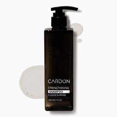 Cardon Hair Growth Shampoo bottle front showing daily refreshing scalp care