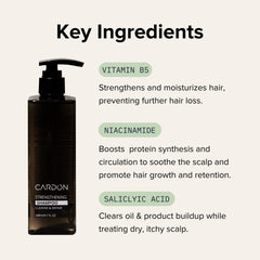 Cardon Hair Growth Shampoo foamy lather delivering rich cleansing