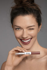 Careline Everlast Milk Chocolate color swatch on skin displays rich shade and finish.