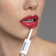 Careline Everlast Light Berry lip swatch highlights vivid shade and comfort