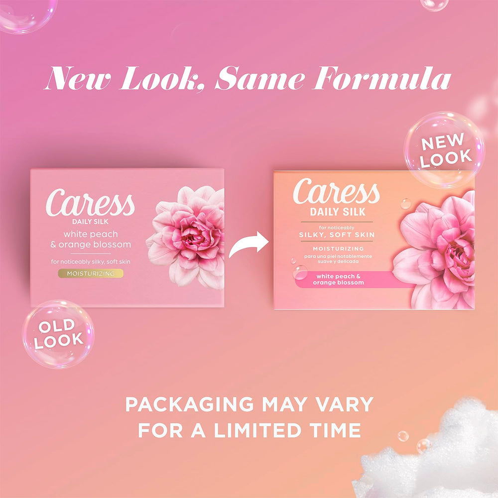 Caress bar soap 3.15oz closeup highlights cleansing and hydration.