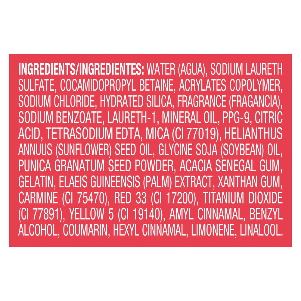 Caress exfoliating texture close-up suggests gentle surface cleansing benefits.