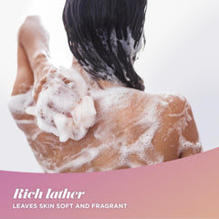Caress Relaxing Jasmine Lavender pour captures a moment of unwinding