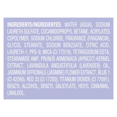 Caress Relaxing Jasmine Lavender shower scene with soft fragrance
