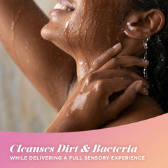 Caress soft skin benefits visual suggests smoother skin after use.