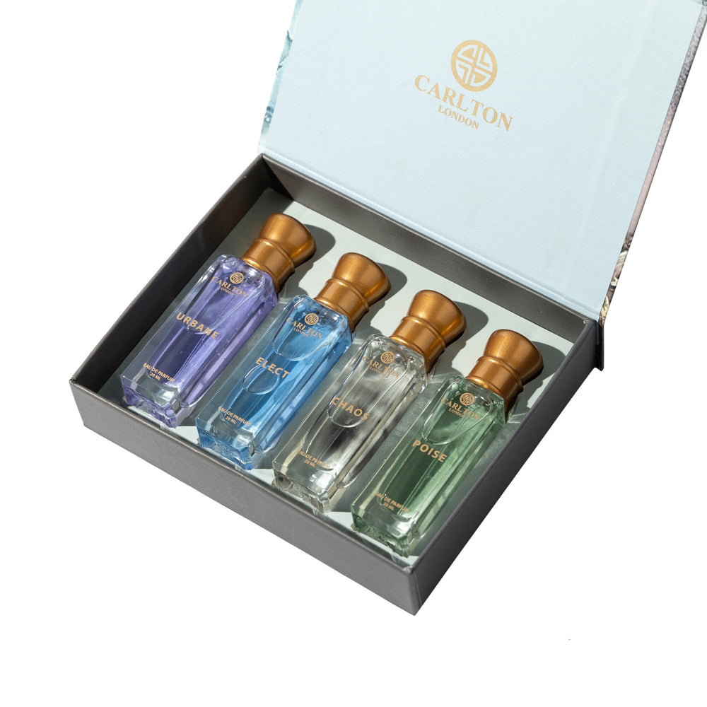 Carlton London Elite Chaos bottle—compact 20ml for easy daily carry.