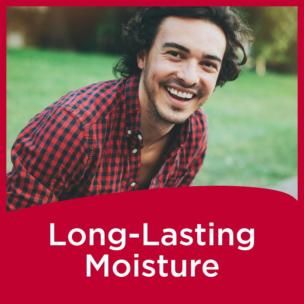 Carmex Classic Lip Balm Medicated cocoa butter nourishes lips with rich moisture.