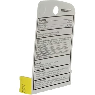 Travel-ready Carmex Click-Stick case shows portable cherry lip care.