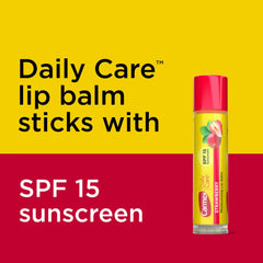 Carmex Daily Care SPF15 Cherry stick ready for on-the-go lip moisture.