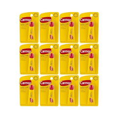 Carmex lip balm tubes brand logo signals trusted lip care