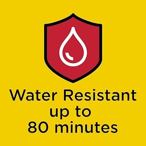 Carmex water-resistant lip balm offering 80 minutes of protection