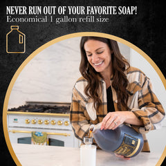 Carolina Castile Tobacco Vanilla USA manufacturing badge reinforces quality and ethics.
