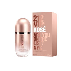 Carolina Herrera 212 VIP Rosé top notes celebrate champagne and pink pepper for vibrant mornings.