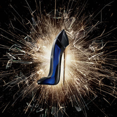 Brand heritage reference to Carolina Herrera's iconic fashion fragrance line.