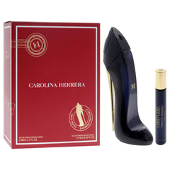 Gift set box presentation for elegant gifting featuring Good Girl.